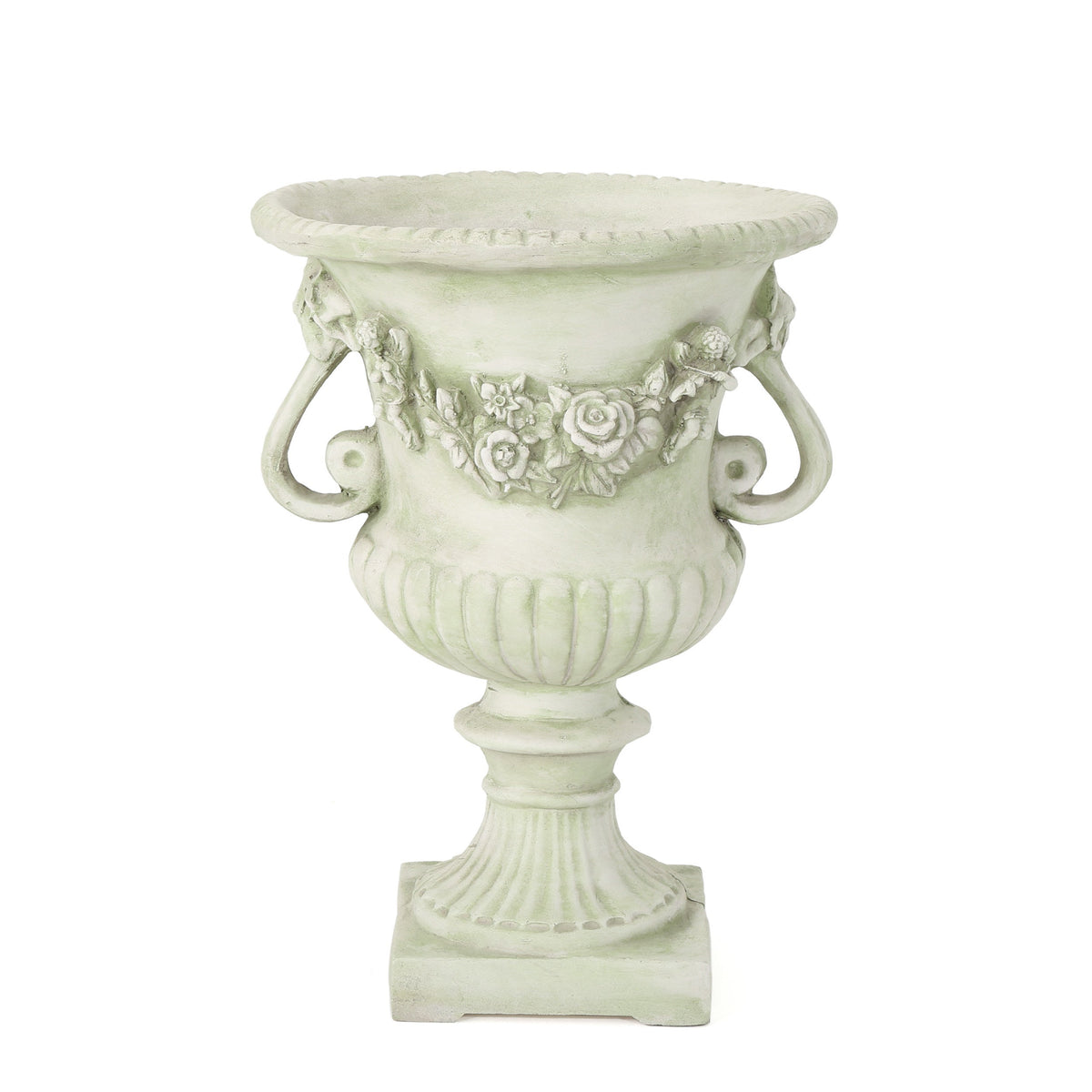 Classic White Garden Urn Planter