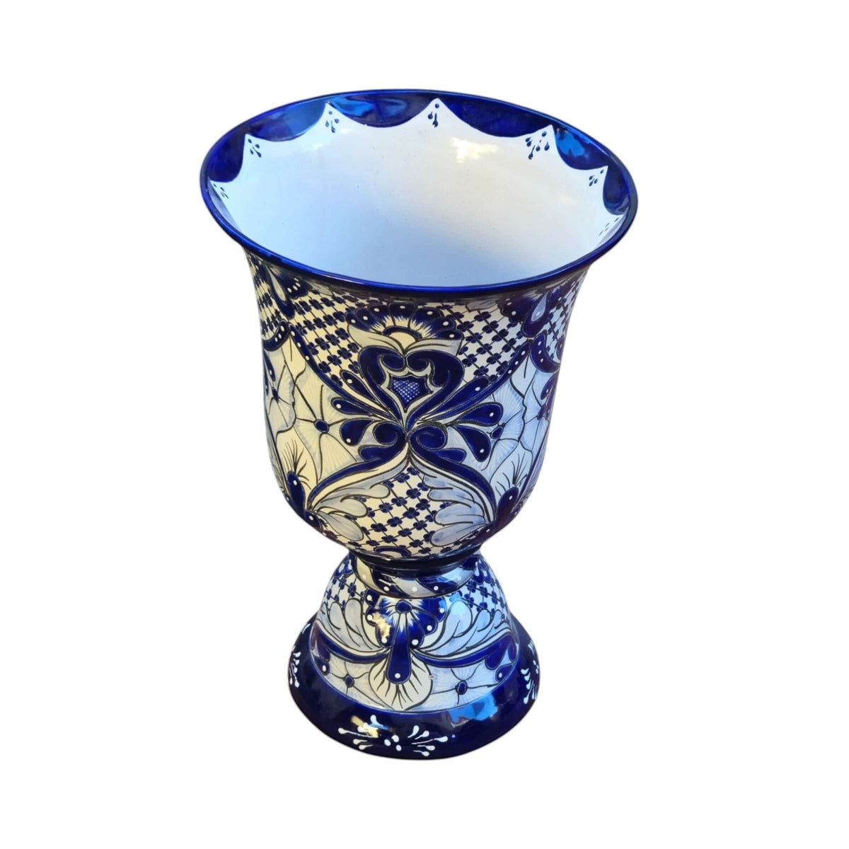 Extra-Large Hand-Painted Talavera Planter