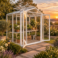 Sago 5’ × 8’ Glass Greenhouse
