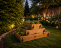 Timberlane Gardens 3-Tier Cedar Raised Garden Bed Kit – 3 × 6 ft