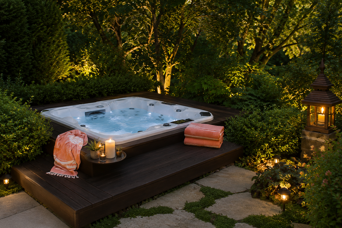Colorado 4-Person Outdoor Hot Tub Spa
