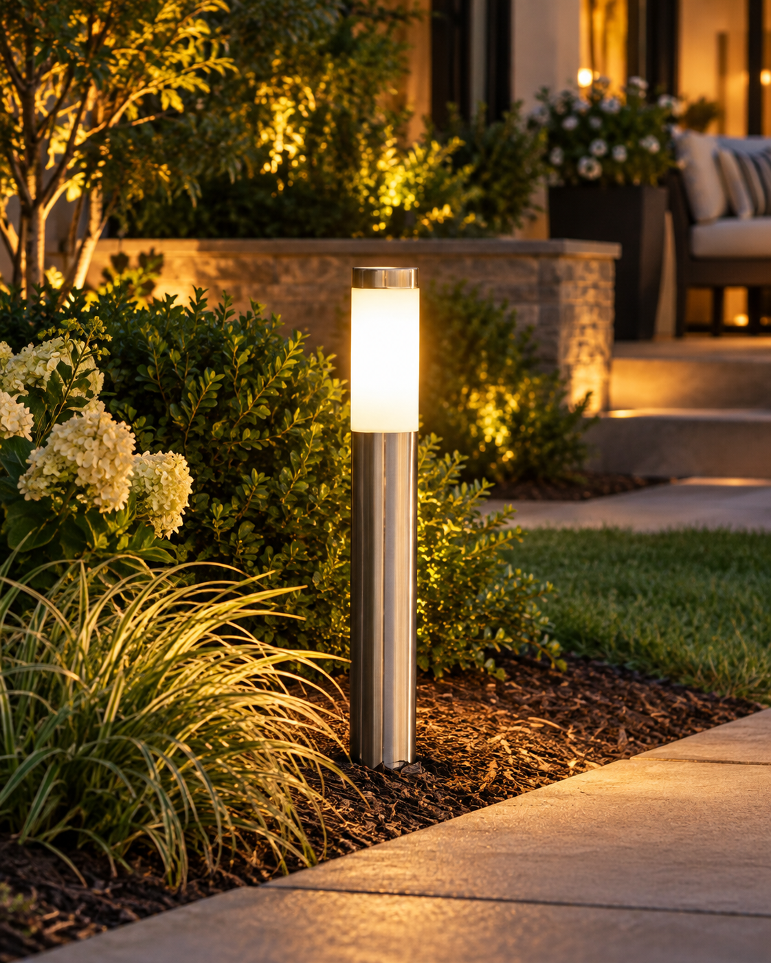Solar LED Stainless Steel Pathway Light