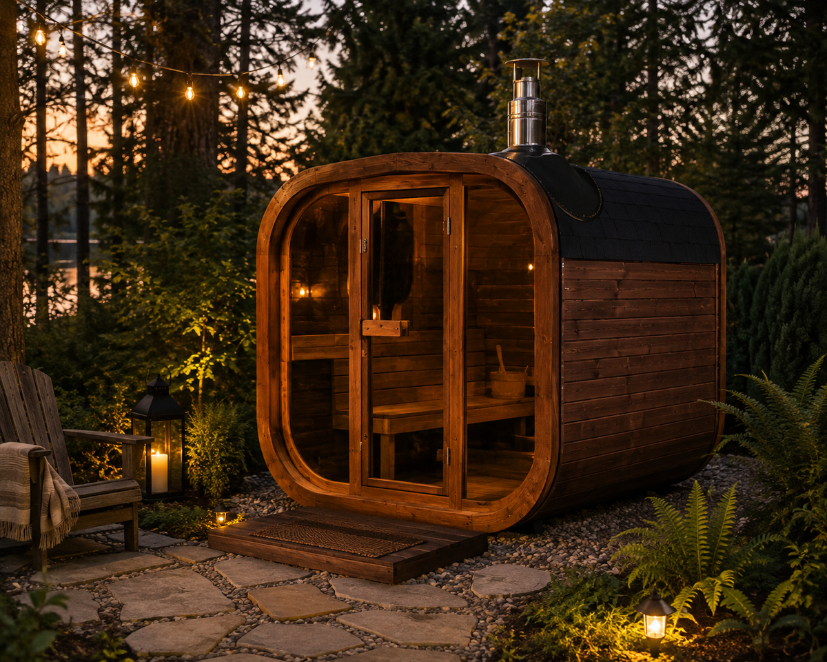 Mande MW20 Outdoor ThermoWood Sauna – 5–6 Person