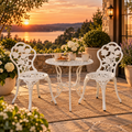 Rose Cast Aluminum Outdoor Bistro Set