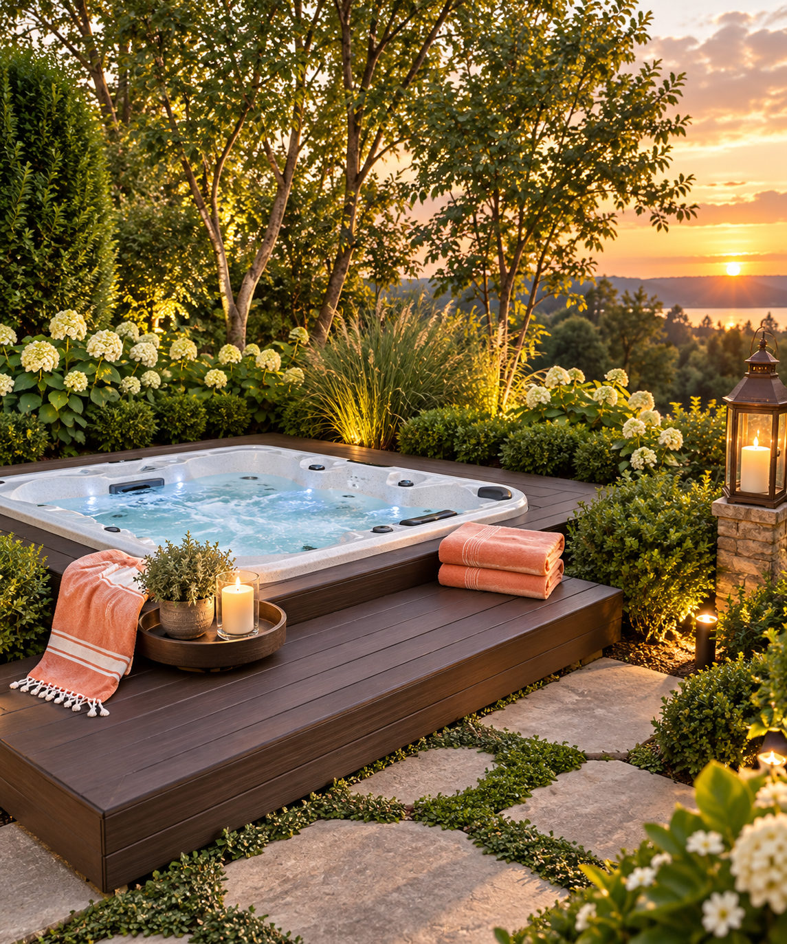 Colorado 4-Person Outdoor Hot Tub Spa