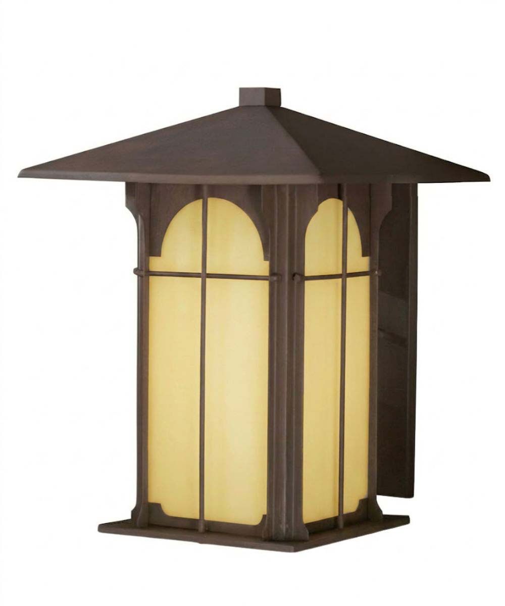 Aztec 14" Outdoor Wall Lantern – Olde Brick Bronze
