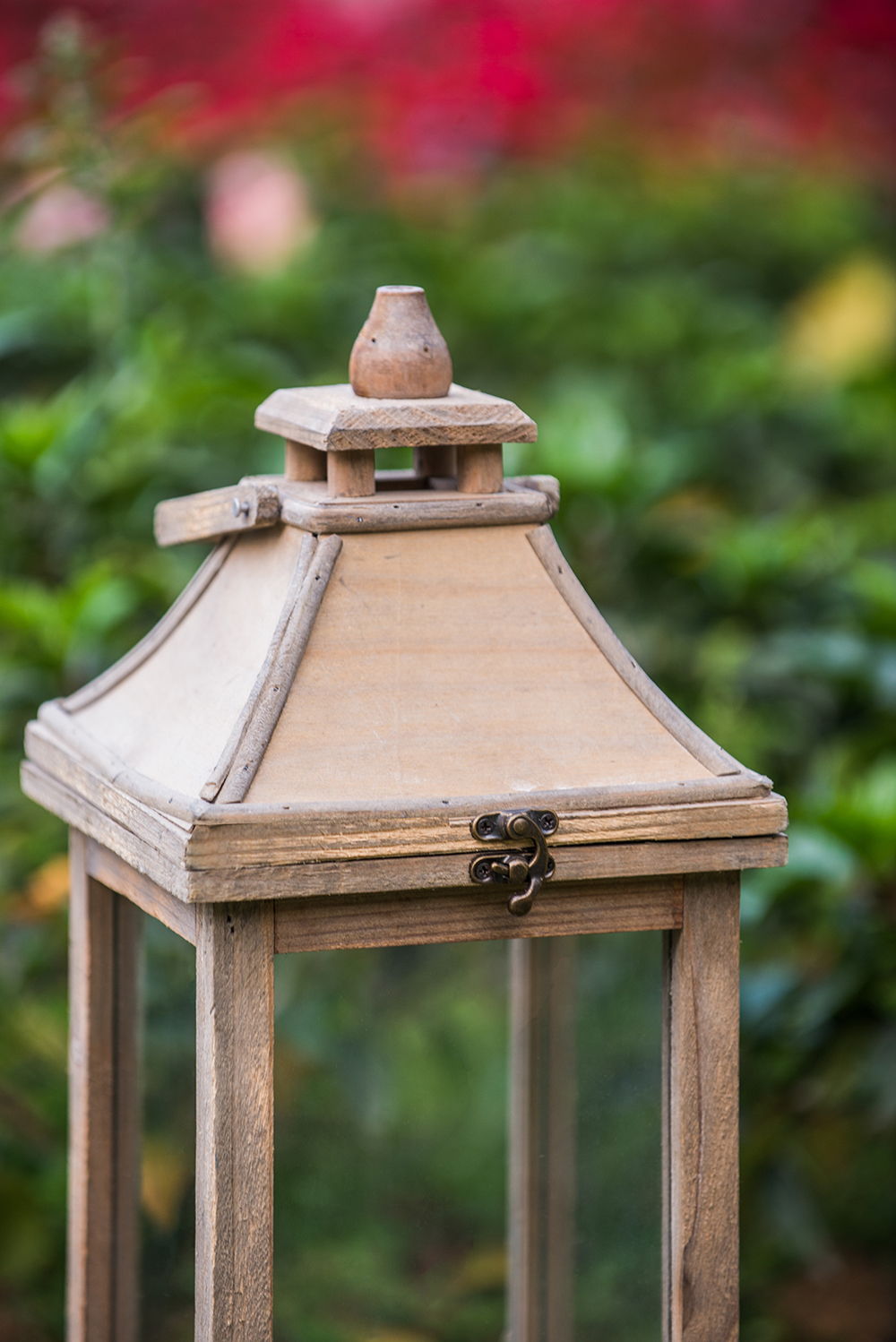 Ivory wood candle lantern set - product view 9