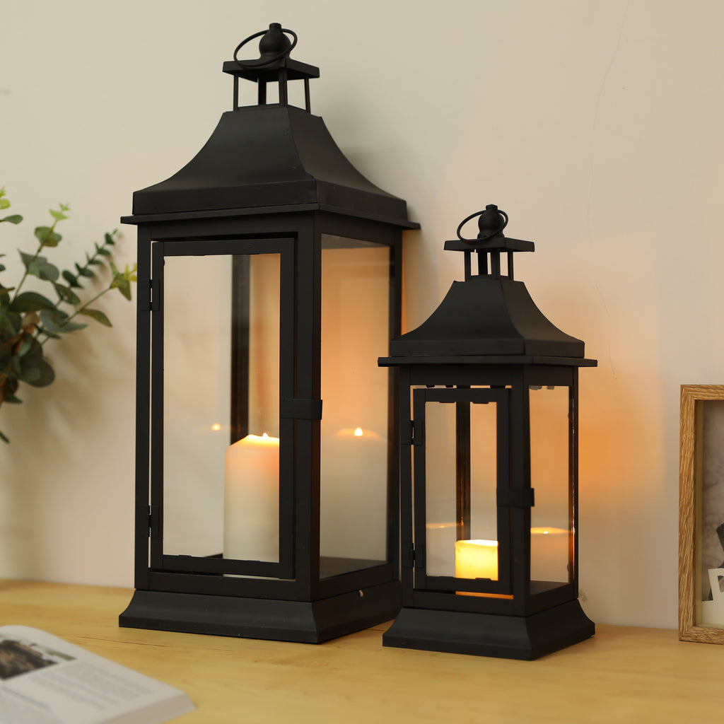Outdoor candle lantern set - product view 3
