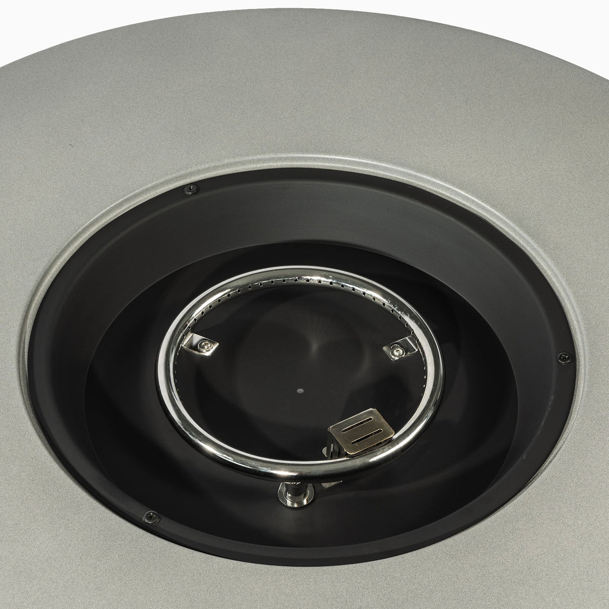 36-Inch Propane Gas Fire Pit Table – Grey Steel