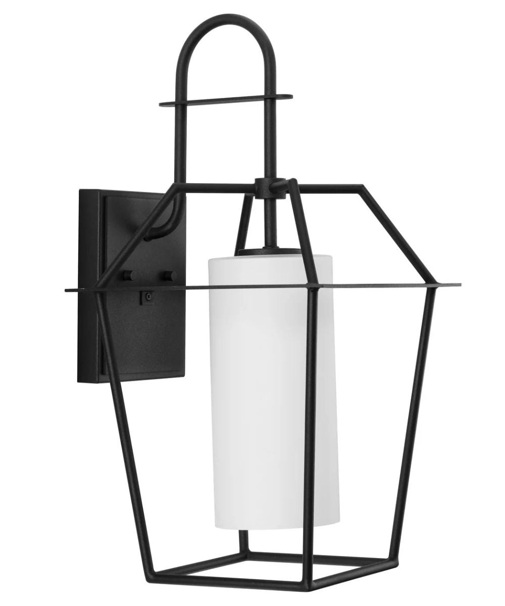 Chilton 22" Extra-Large Outdoor Wall Lantern – Textured Black