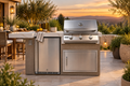 KoKoMo Mini Maui 6' Outdoor Kitchen Island – Compact BBQ Station with Seating