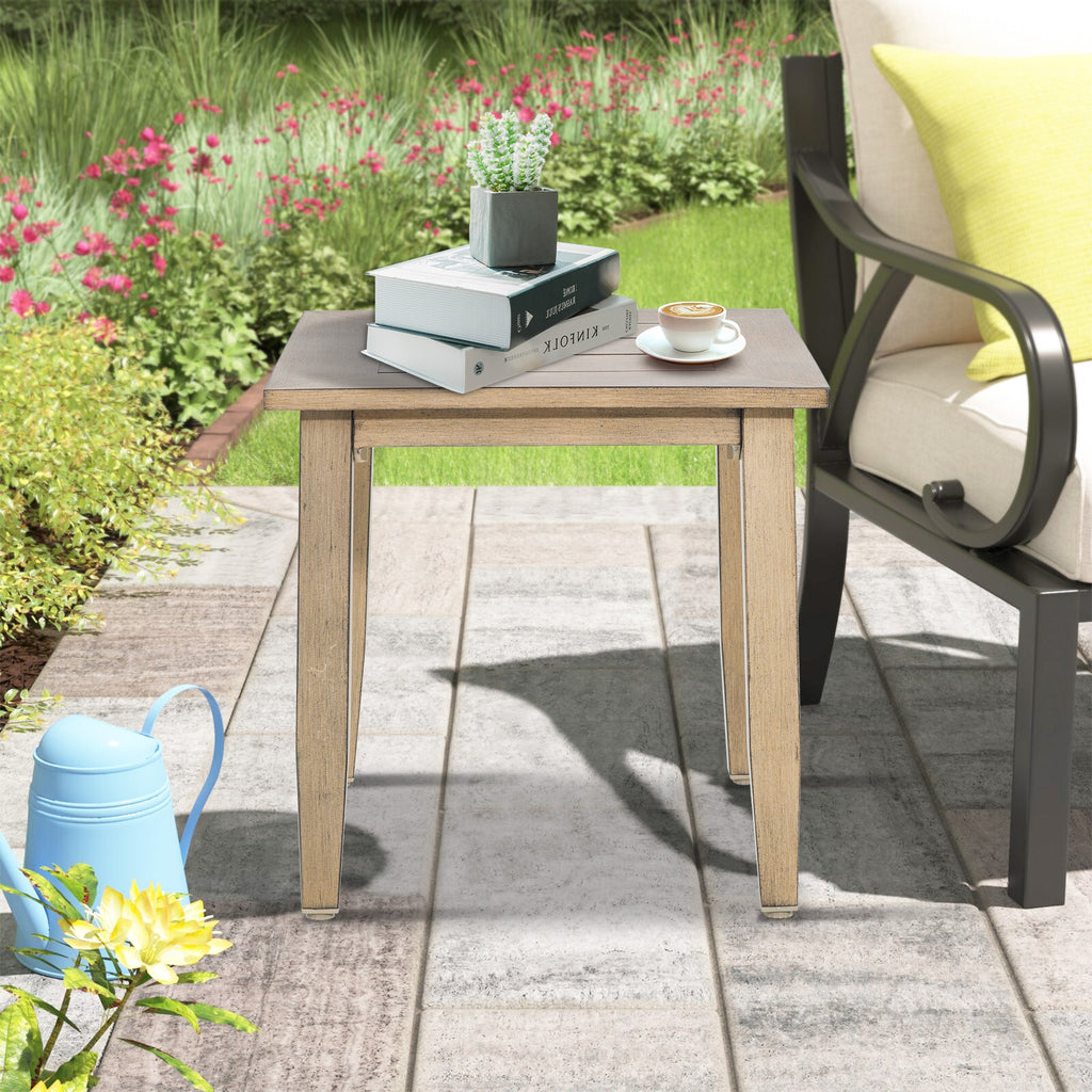Hamarto 7 Pieces Aluminum Patio Lounge Seating Set With Ottoman