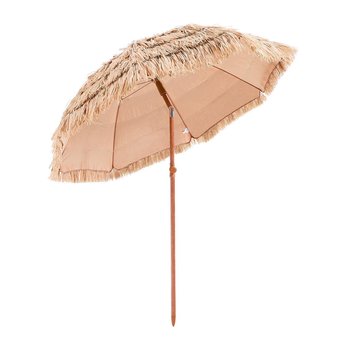 6-foot thatched outdoor umbrella