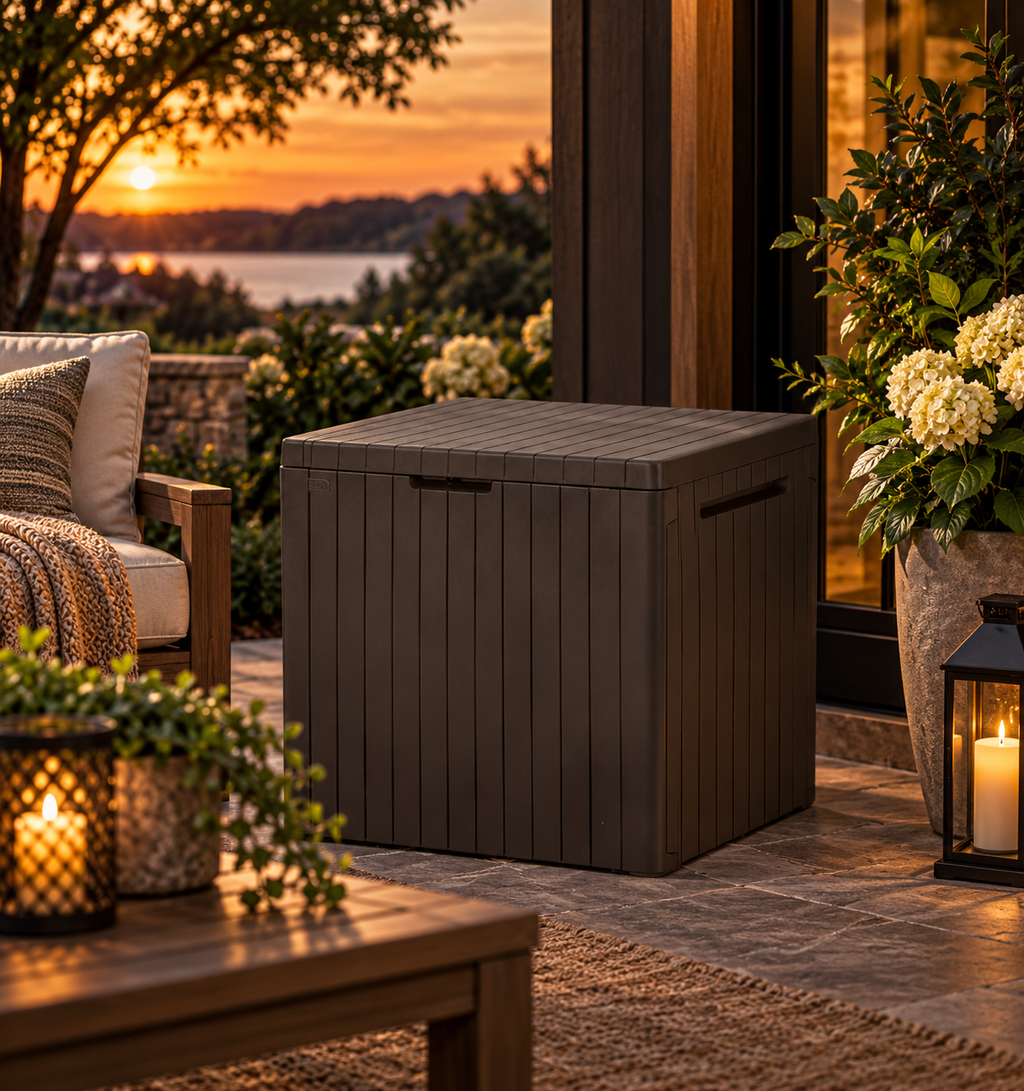 30 Gallon Resin Outdoor Storage Box