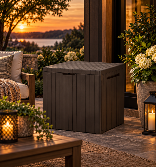30 Gallon Resin Outdoor Storage Box
