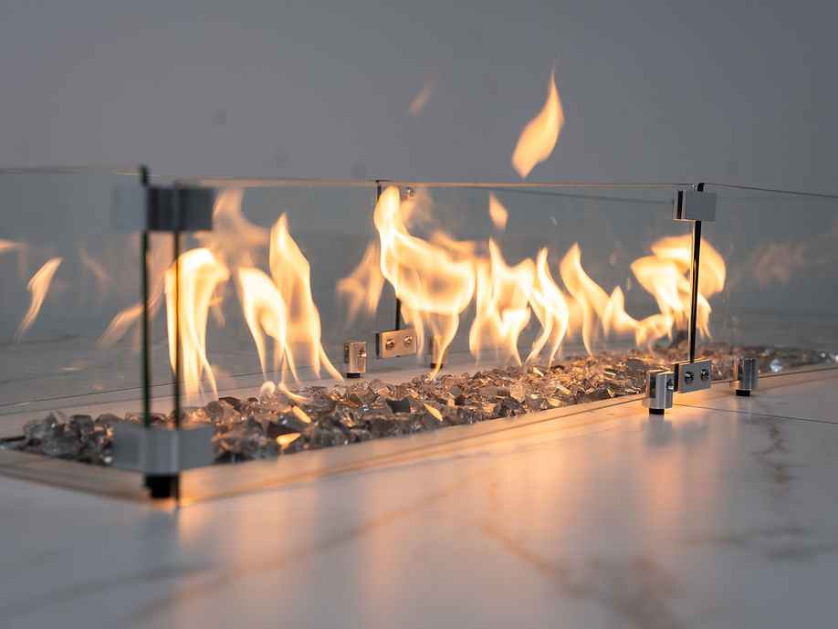 KoKoMo Outdoor Kitchen with Fire Feature