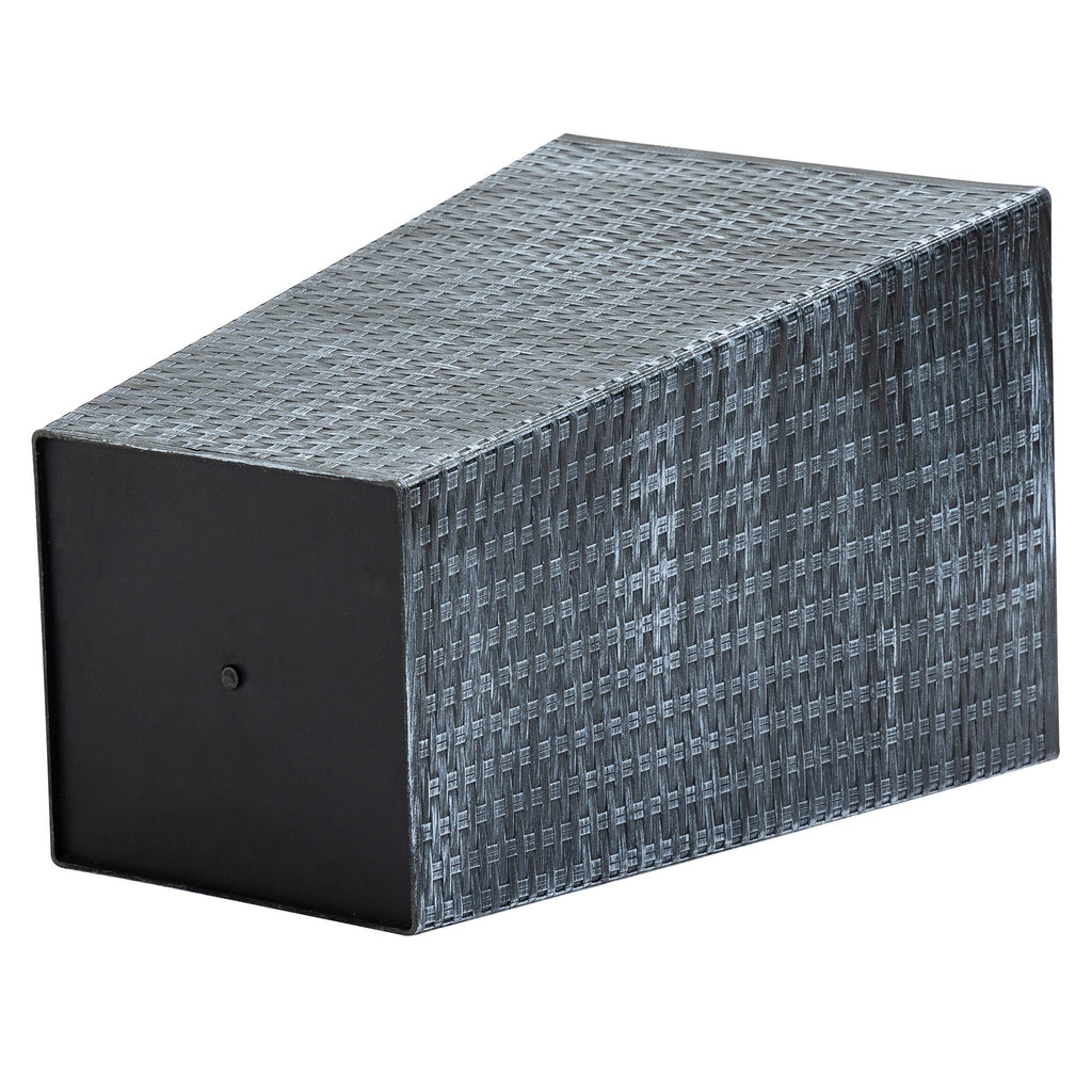 Tall Black Outdoor Planters with Drainage — Set of 3