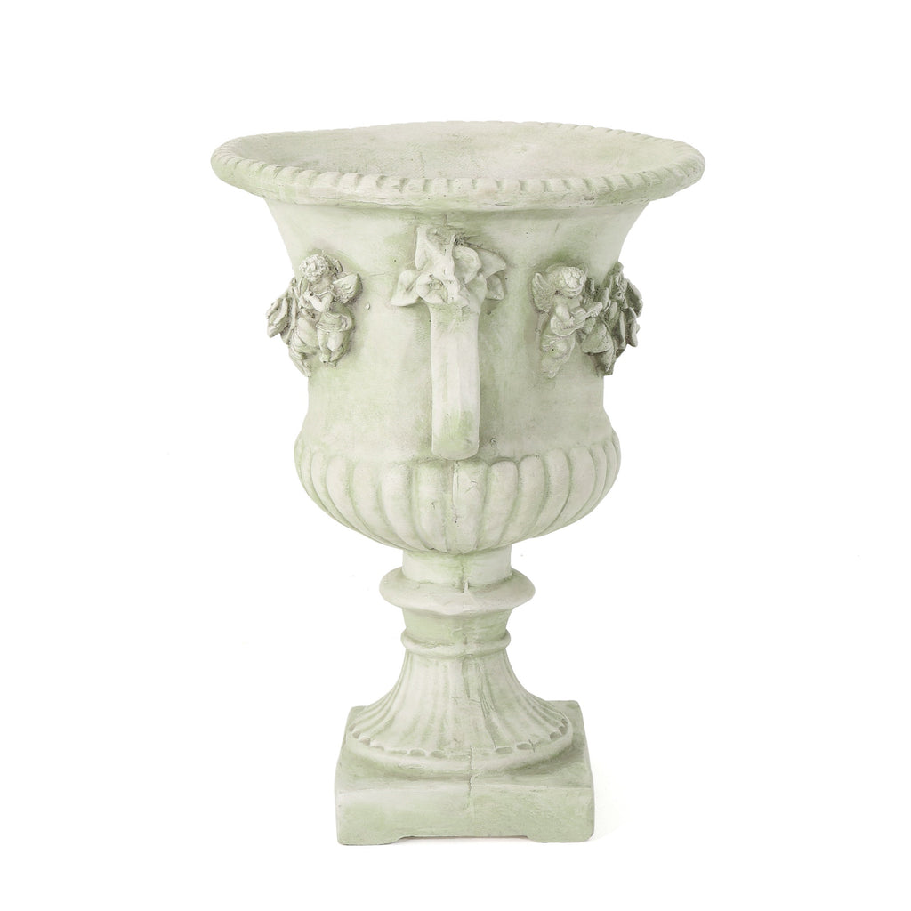 Classic White Garden Urn Planter