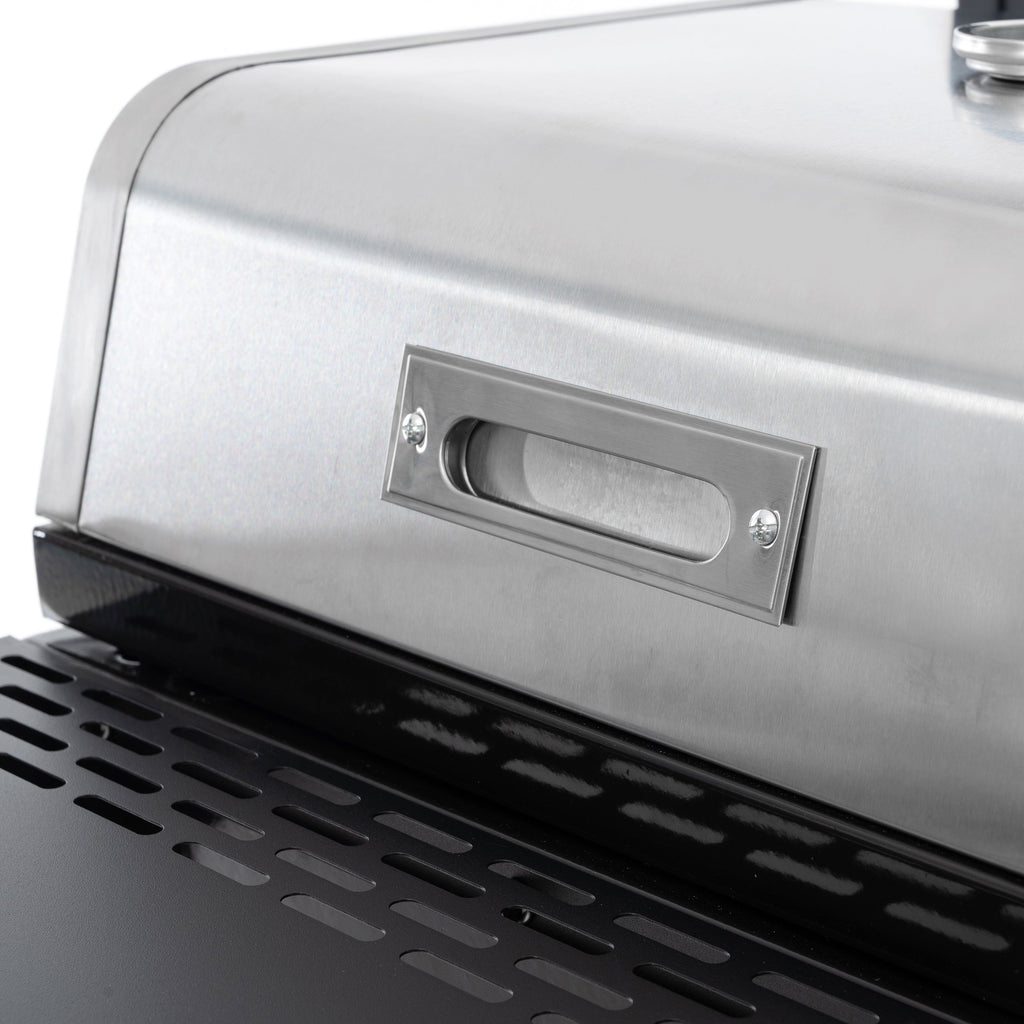 2+2 Gas Grill & Griddle Combo with Pizza Pan