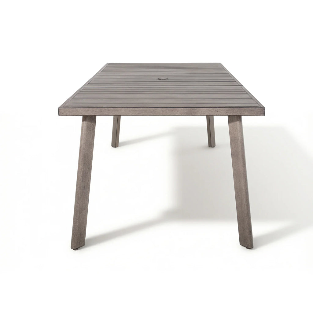 Amalfi 9-Piece Rectangular Patio Dining Set with 8 Ergonomic Armchairs