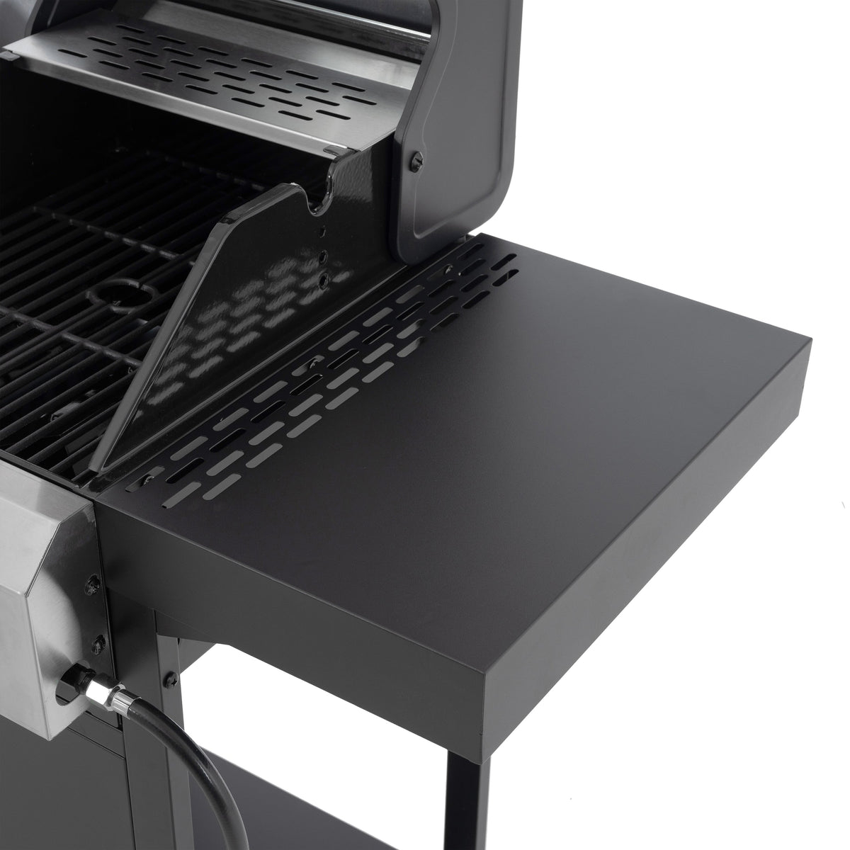 2+2 Gas Grill & Griddle Combo with Pizza Pan