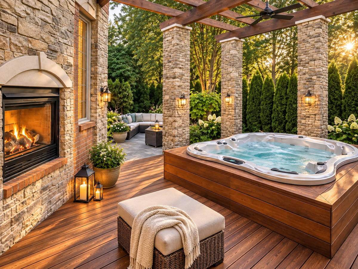 Monarch Hot Tub – Spacious 5-Person Outdoor Spa