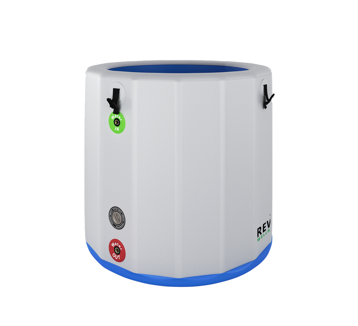 RevX Inflatable Cold Plunge Barrel with Steps
