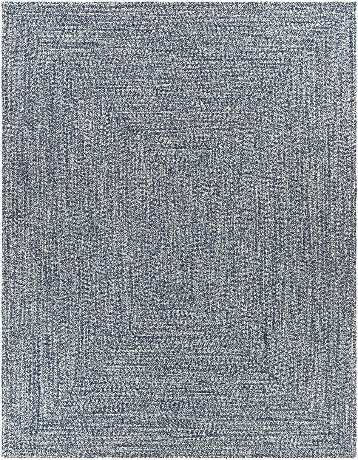 Carbrook cream charcoal and denim faux jute outdoor rug