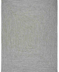 Cranwell cream charcoal braided faux jute outdoor rug