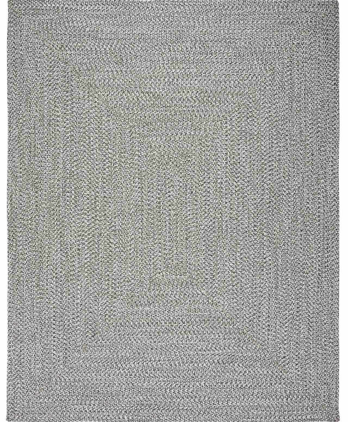 Cranwell cream charcoal braided faux jute outdoor rug
