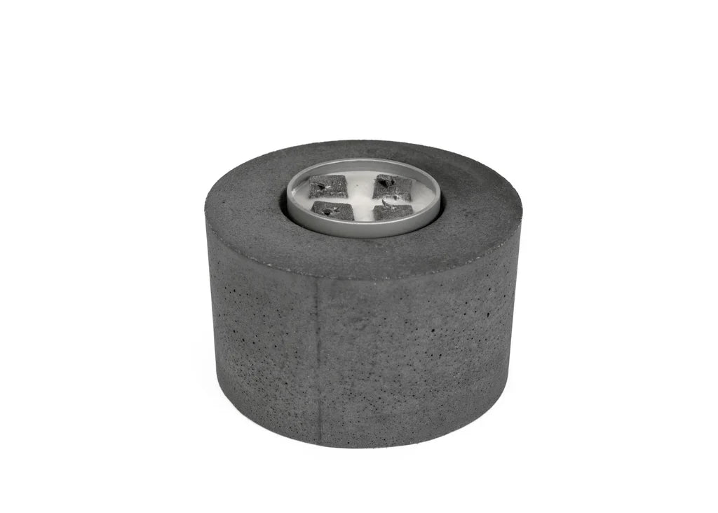 Classic Cylinder Tabletop Concrete Fire Pit