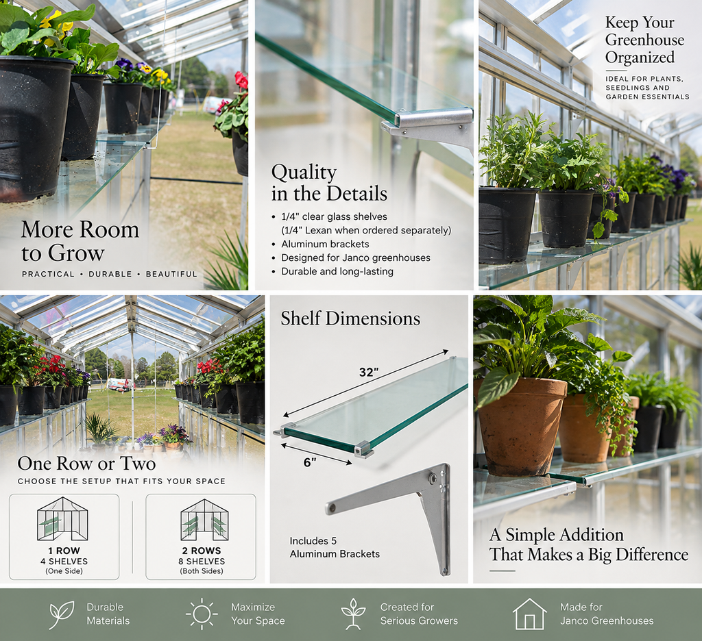 Janco Shelves 4 bays (one side)