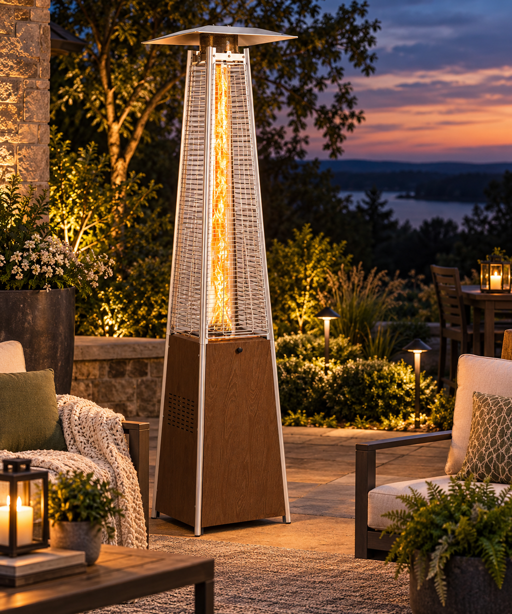 48,000 BTU Pyramid Patio Heater