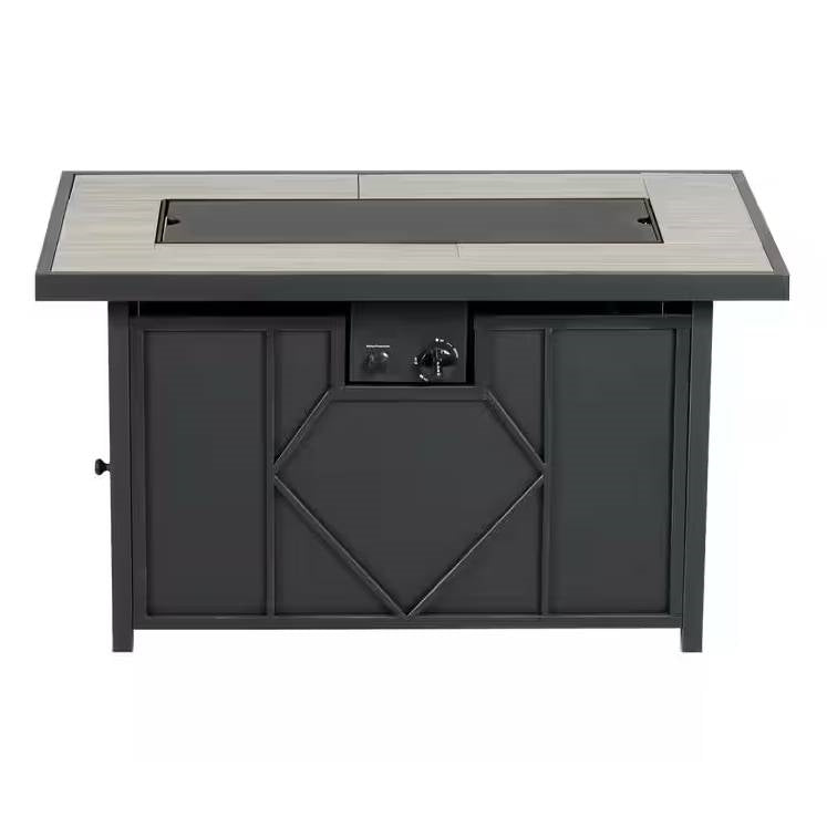 42” Propane Fire Table with Blue Fire Glass