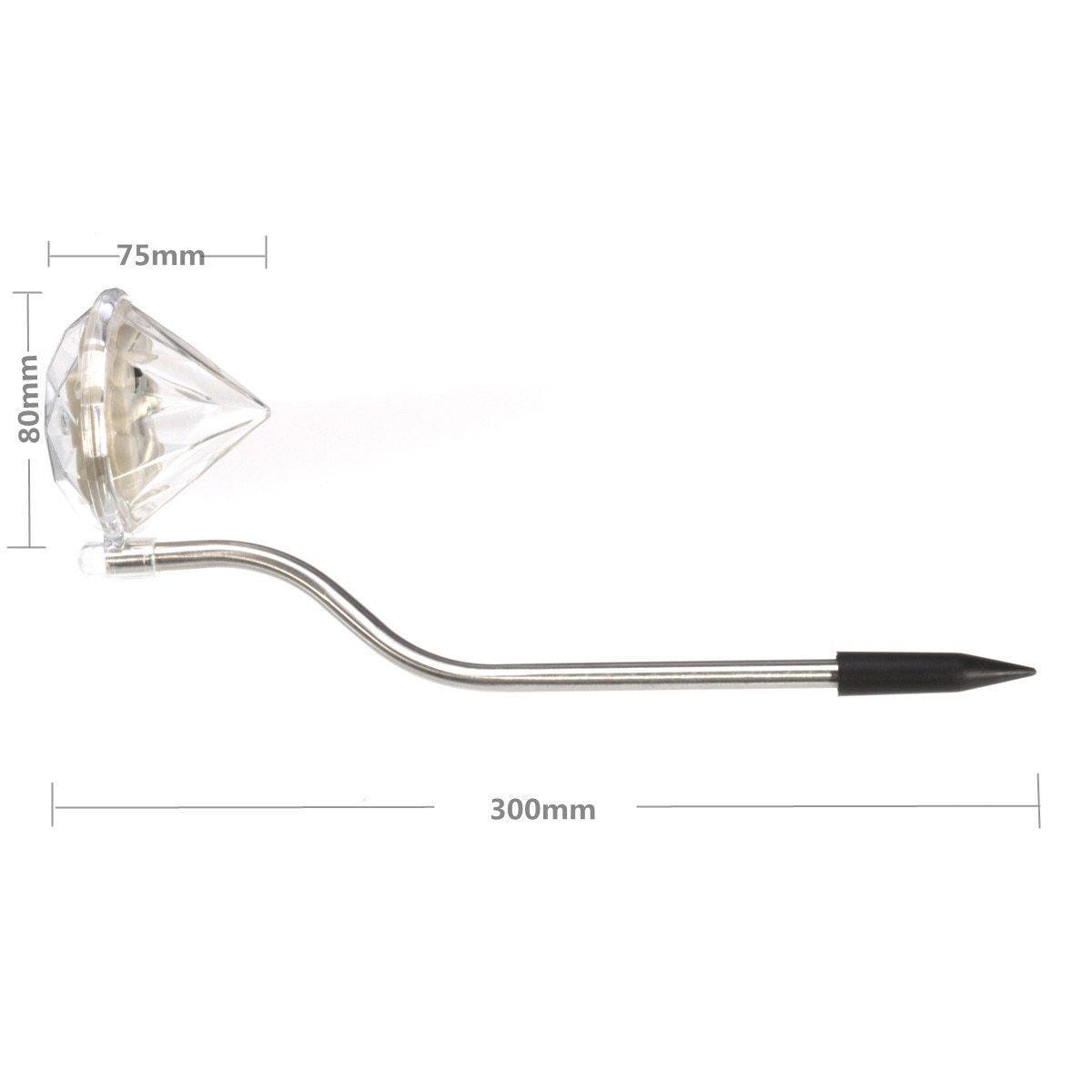 Diamond solar garden lights - product view 5