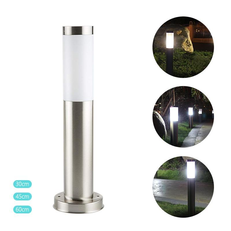 Solar LED stainless steel pathway light - product view 3