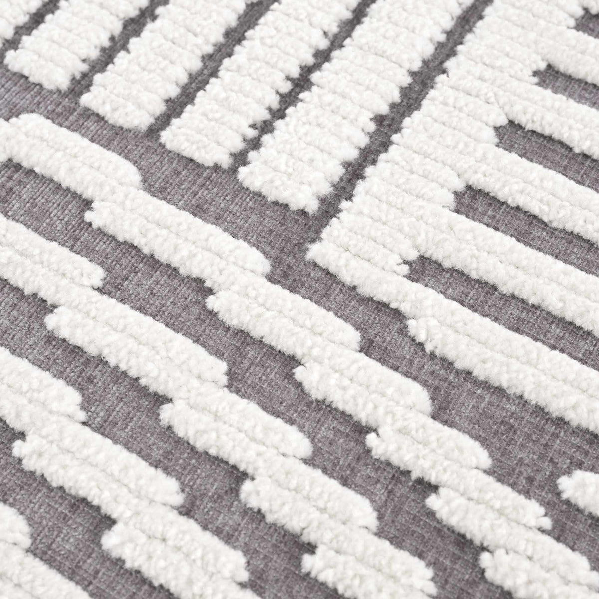 Deron Gray Rainbow Washable Rug