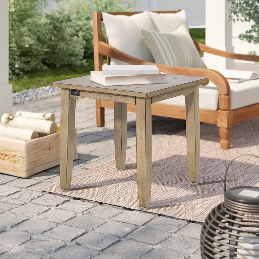 Hamarto 5-Piece Aluminum Outdoor Bistro Set with Ottoman