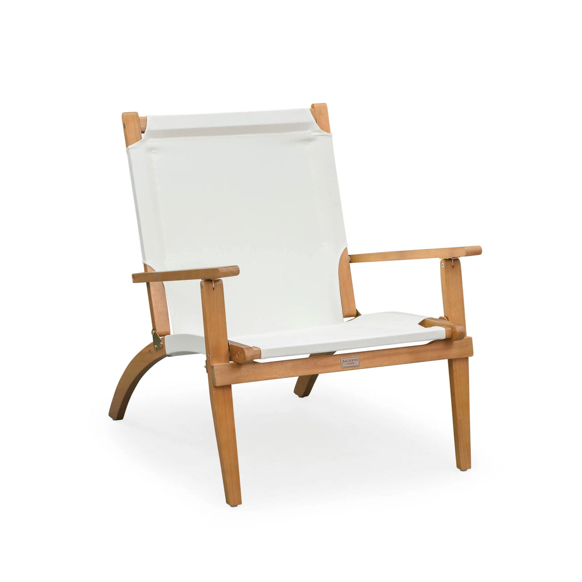 Walker Folding Eucalyptus Wood Outdoor Lounge Chair