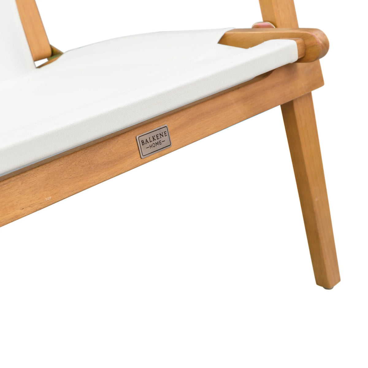 Walker Folding Eucalyptus Wood Outdoor Lounge Chair