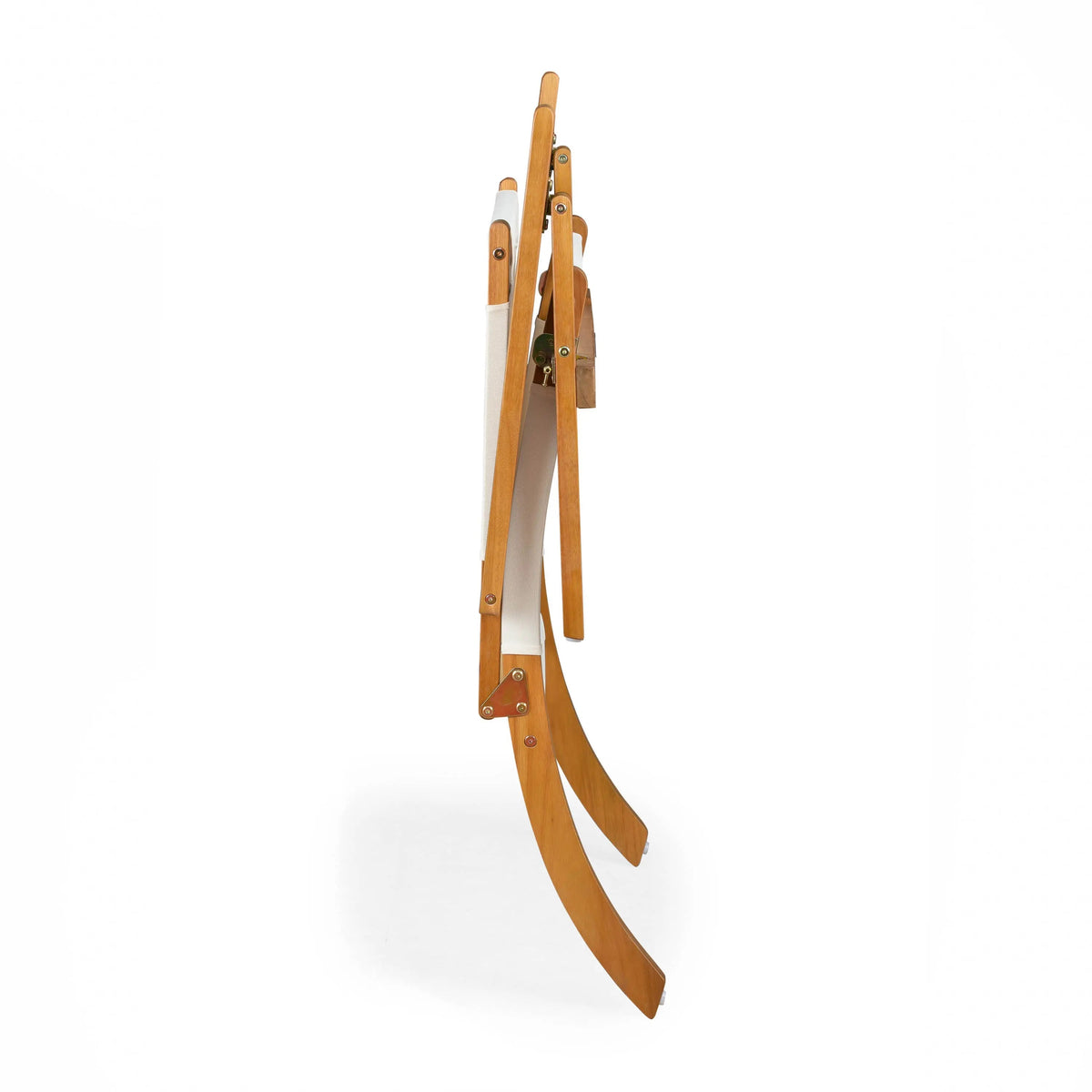 Walker Folding Eucalyptus Wood Outdoor Lounge Chair
