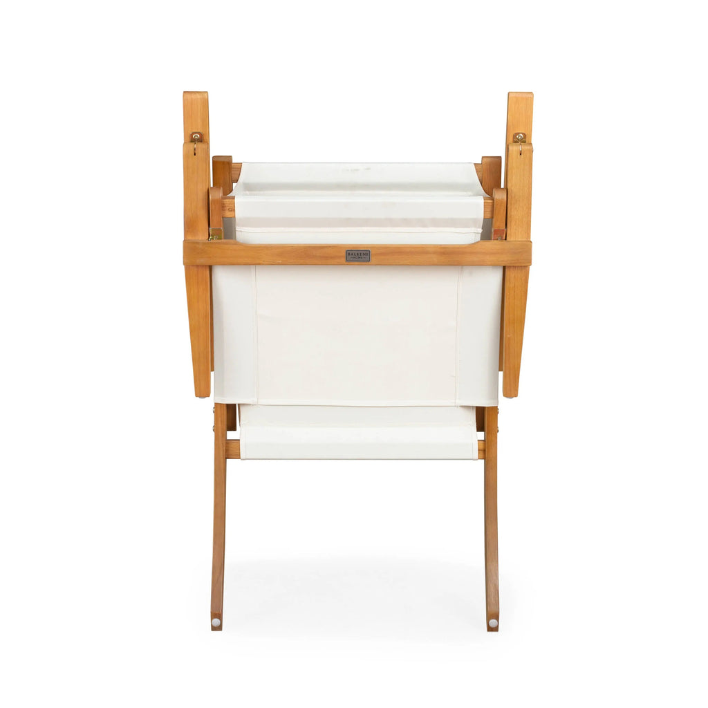 Walker Folding Eucalyptus Wood Outdoor Lounge Chair