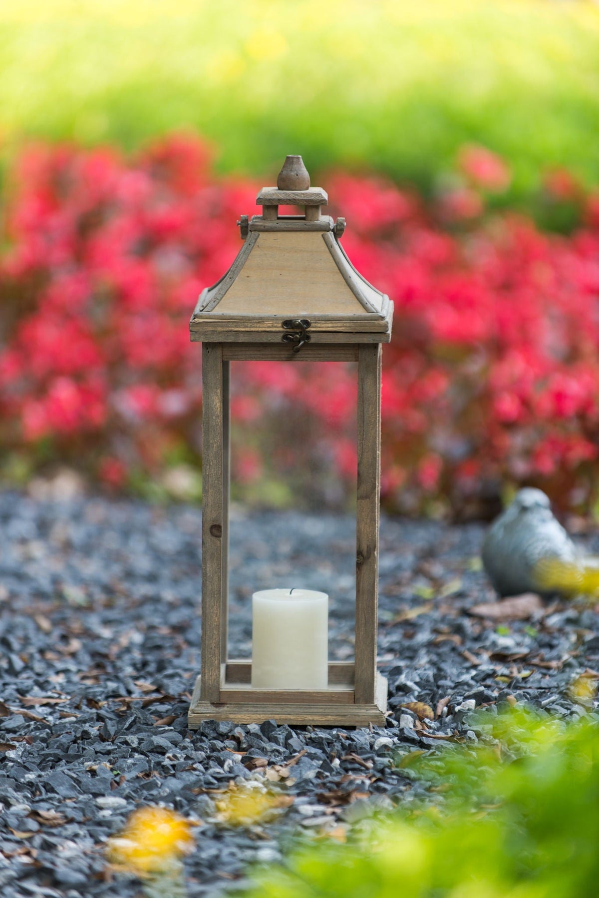 Ivory wood candle lantern set - product view 14