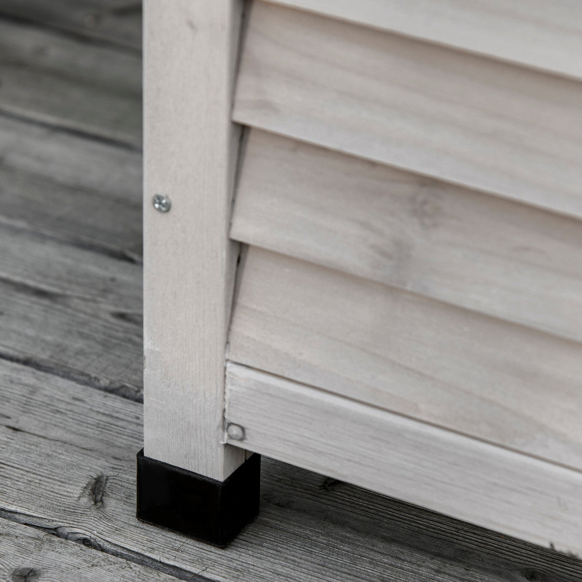 Outsunny 75 Gallon Wooden Deck Box