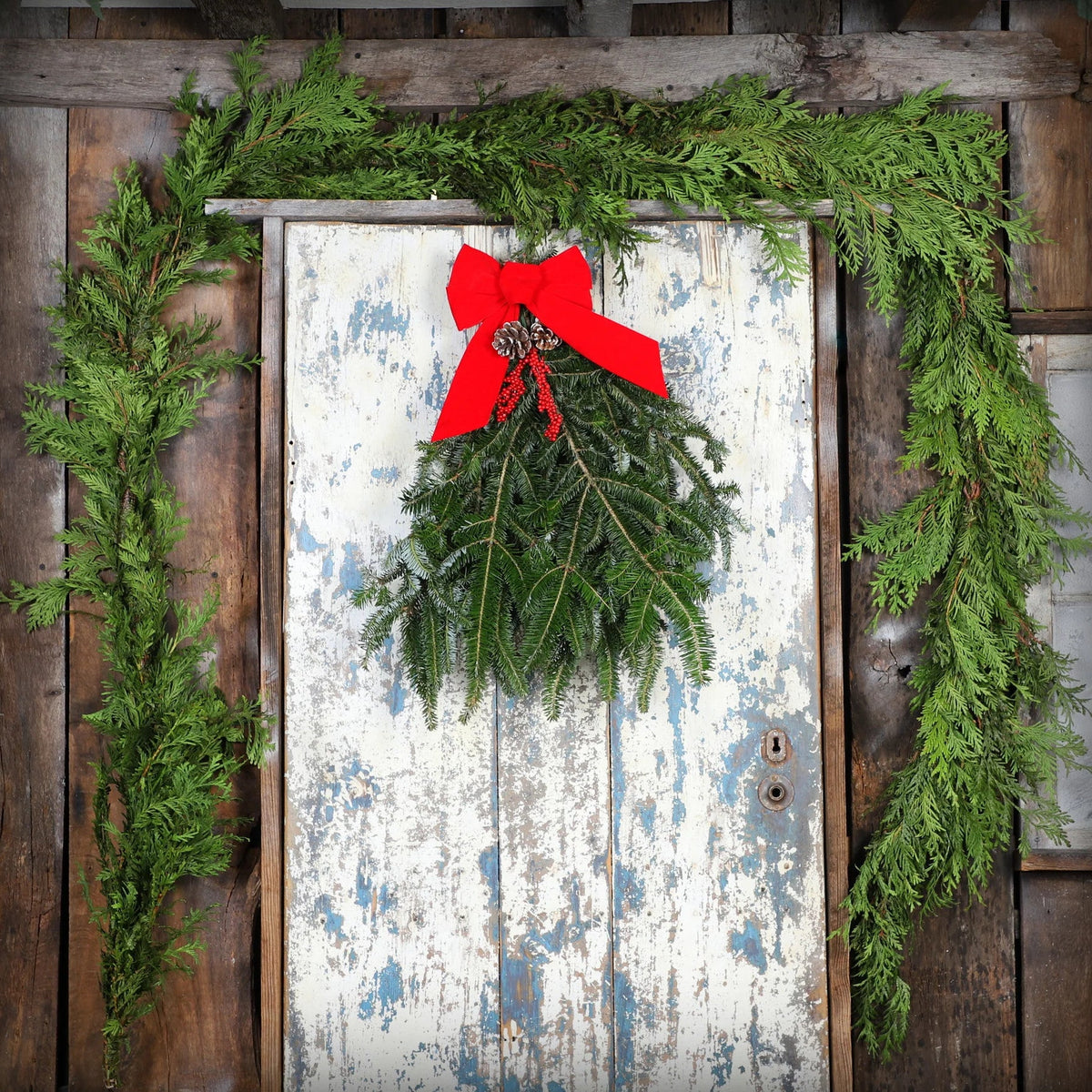 Fresh Mixed Cedar & Pine Garland