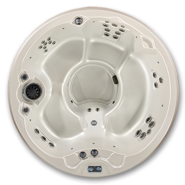 Northstar 5-Person Round Hot Tub – 7’ Outdoor Spa