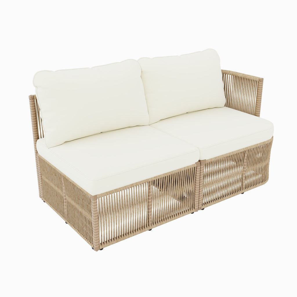 Modular PE Wicker Outdoor Sectional