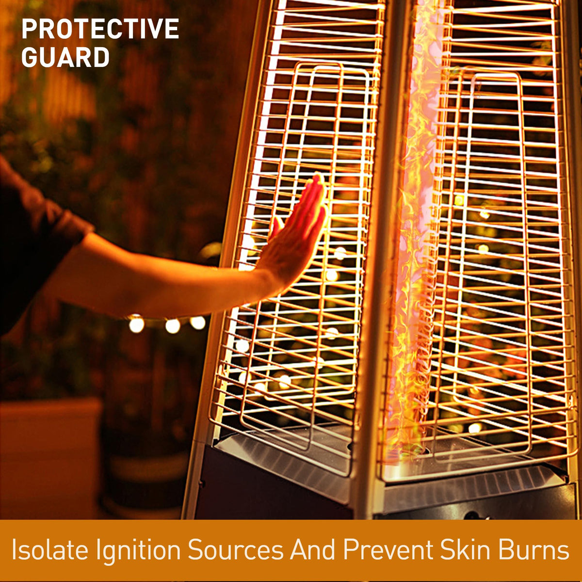 48,000 BTU Pyramid Patio Heater