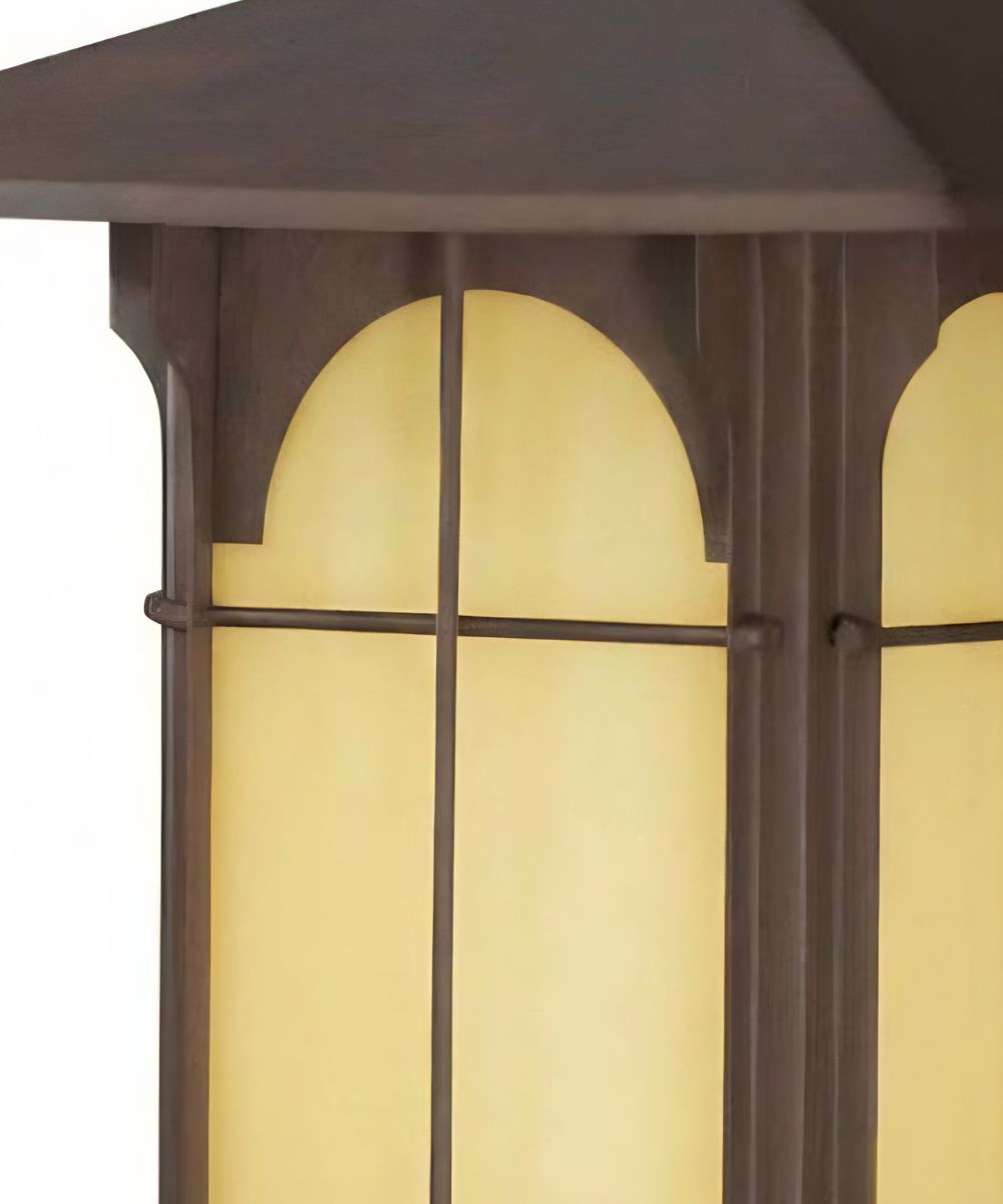Aztec 14" Outdoor Wall Lantern – Olde Brick Bronze