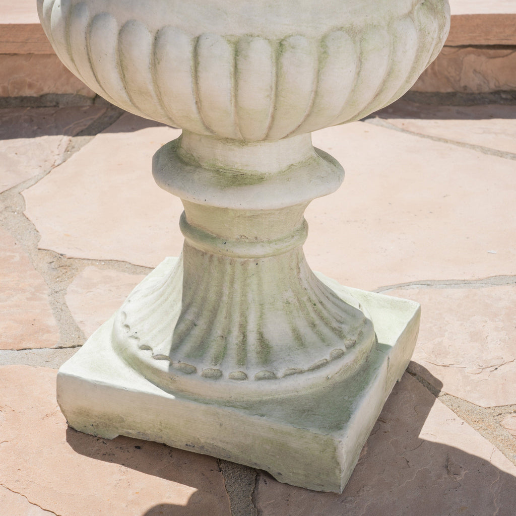 Classic White Garden Urn Planter